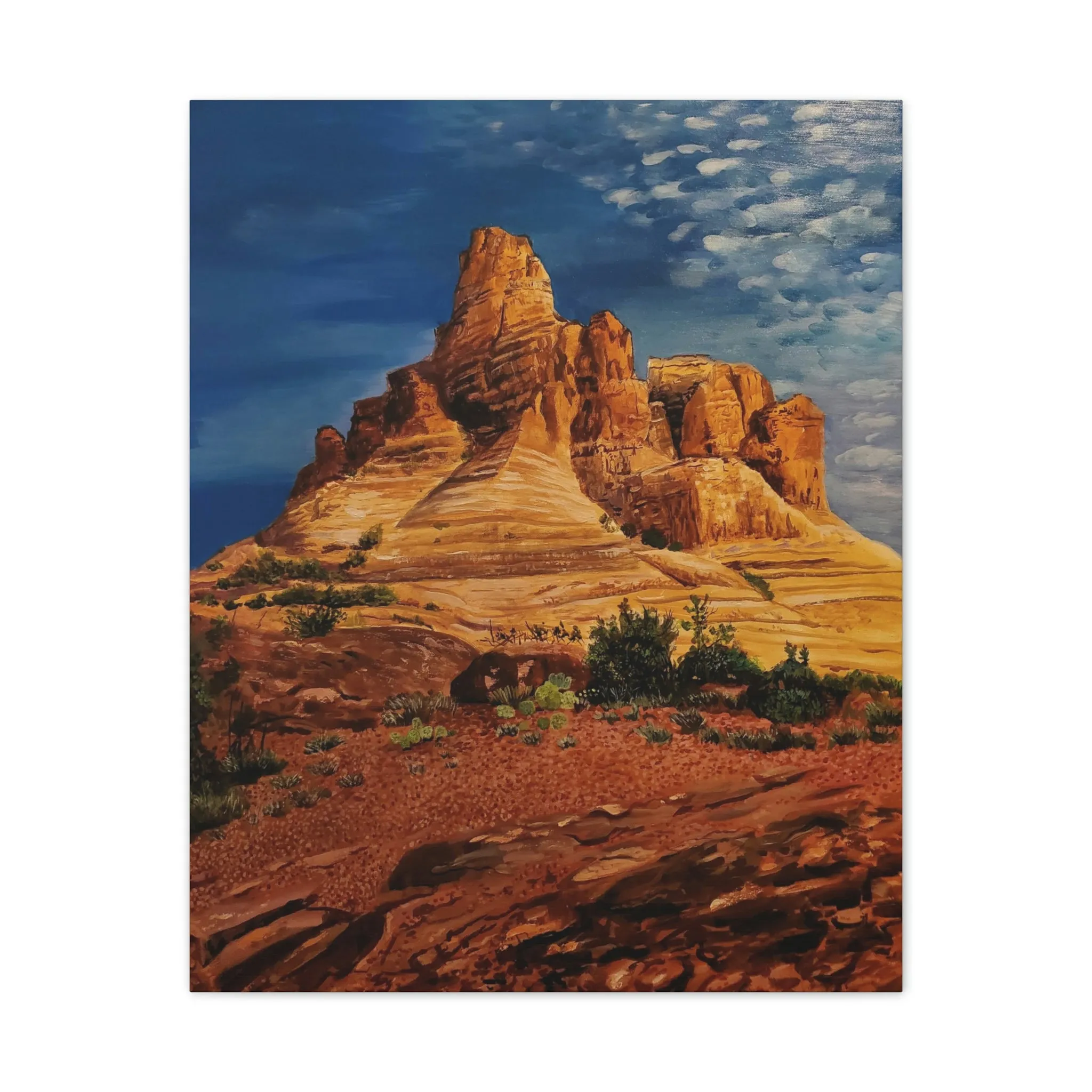 Bell Rock Canvas Stretched