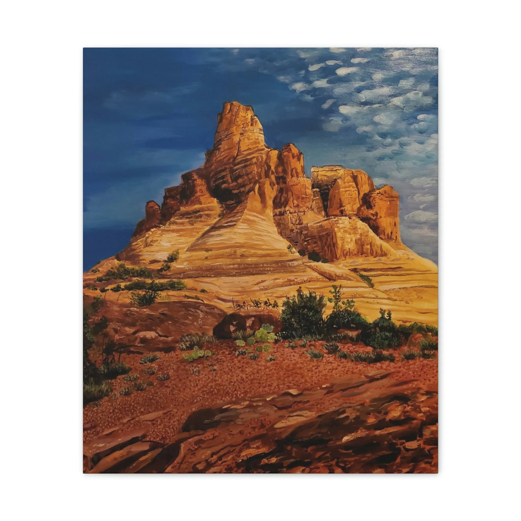 Bell Rock Canvas Stretched