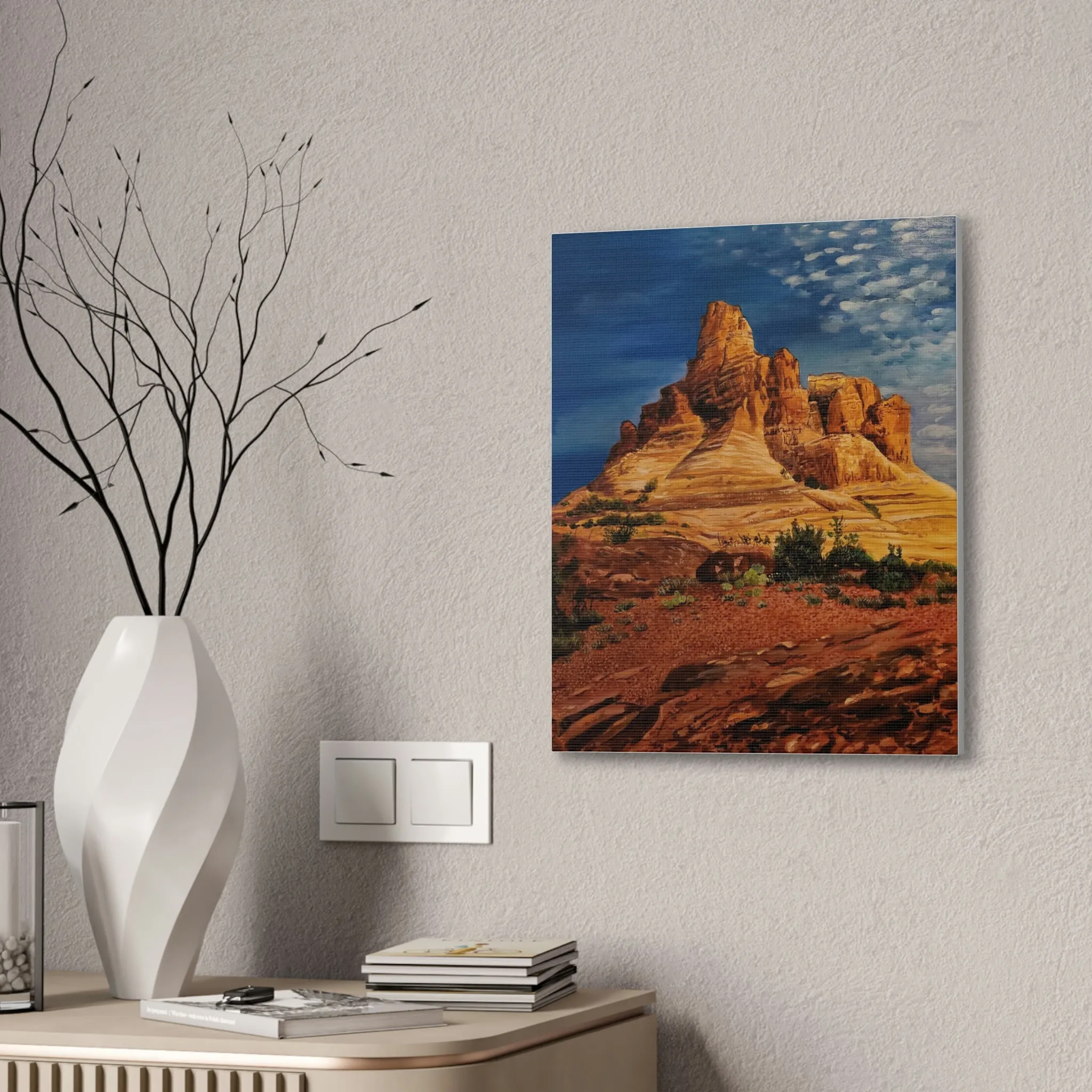 Bell Rock Canvas Stretched