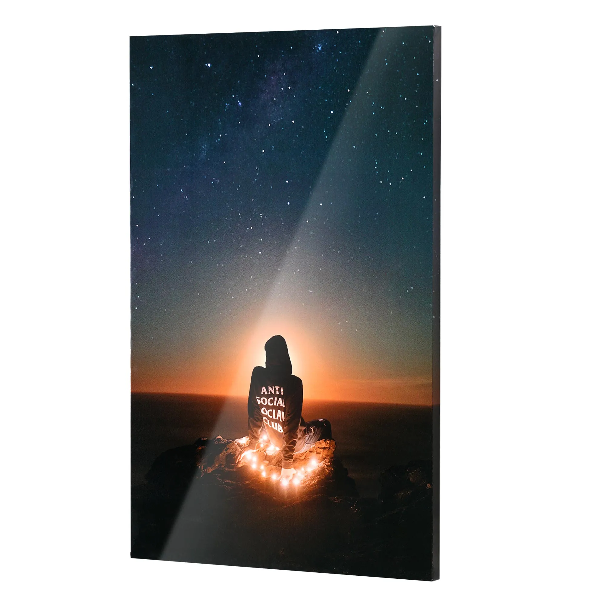 Beyond the Horizon Anti Social Club Glossy Canvas Art Print, 24" x 36"