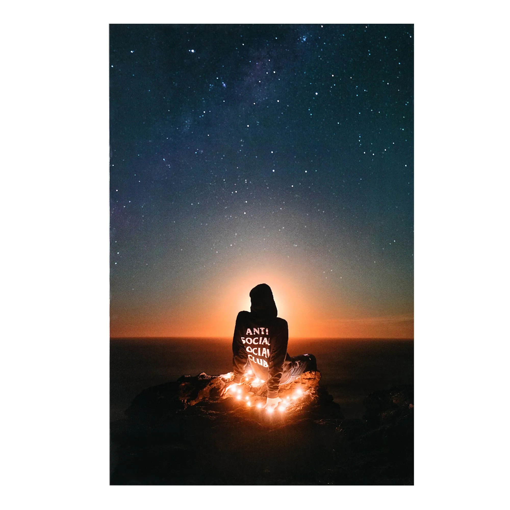 Beyond the Horizon Anti Social Club Glossy Canvas Art Print, 24" x 36"