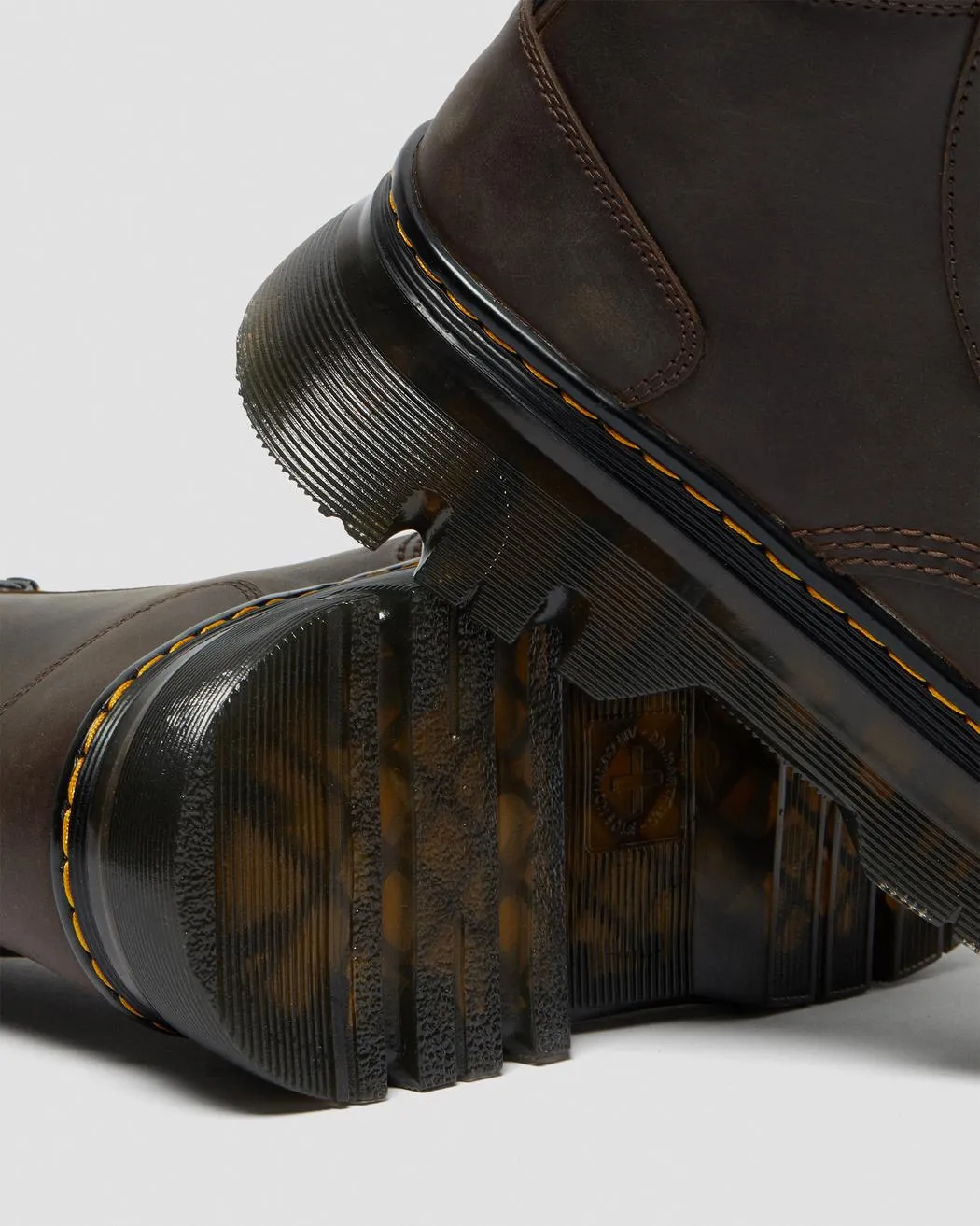 Dr. Martens Tarik - Durable Crazy Horse Leather Utility Boots