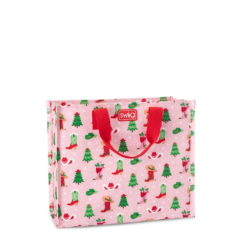 Howdy Holidays Reusable Bag Medium
