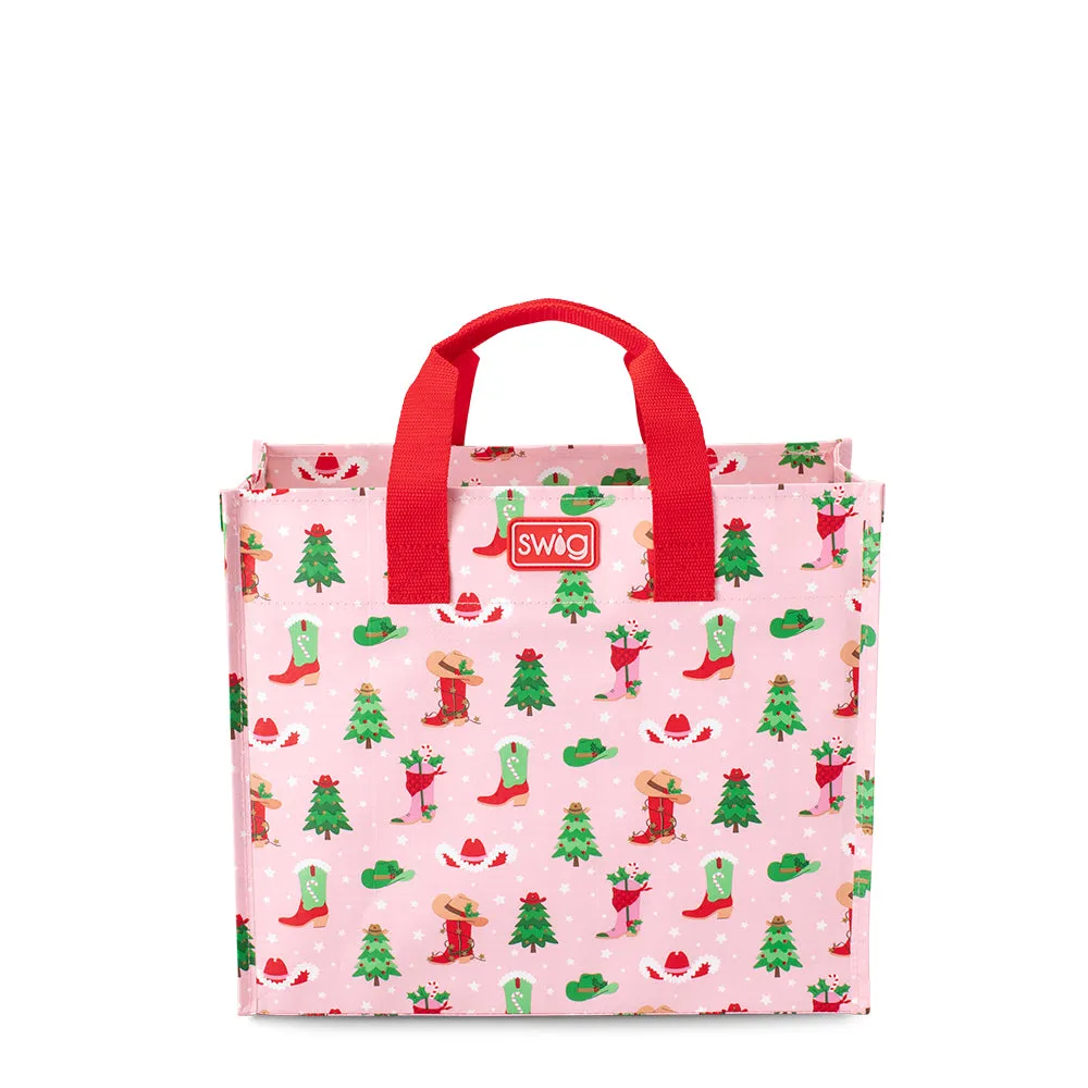 Howdy Holidays Reusable Bag Medium