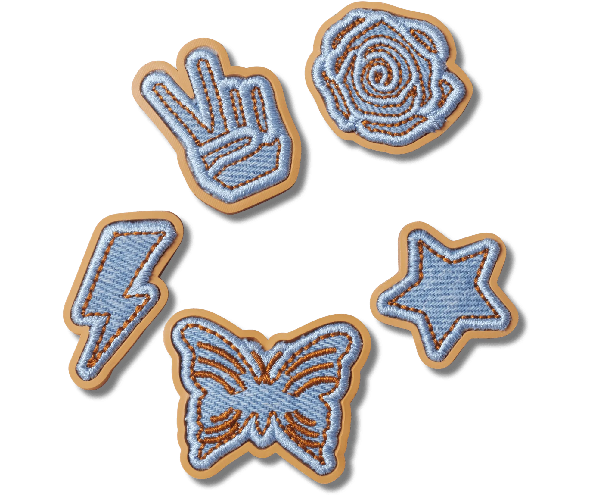 Jibbitz Denim Patch 5 pack