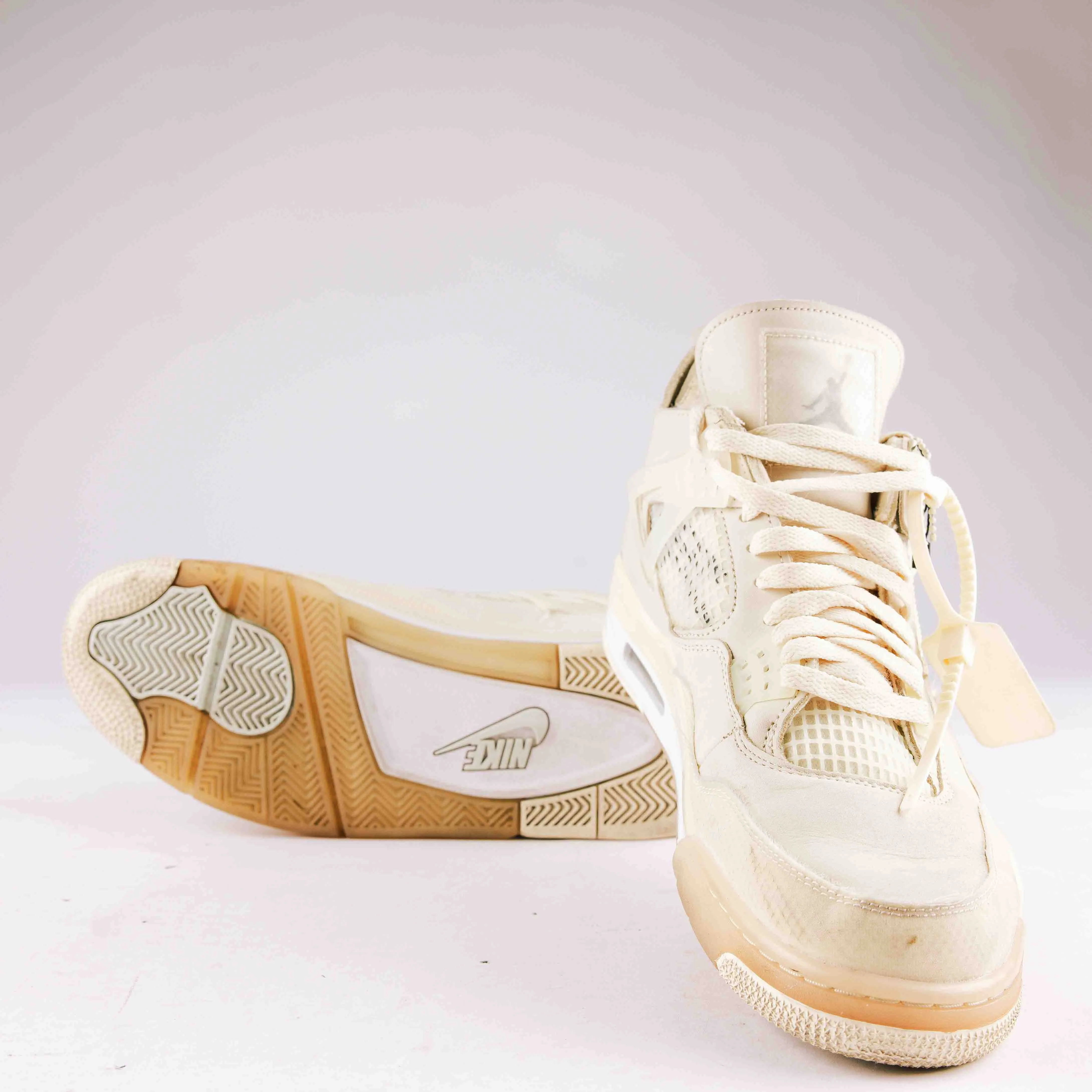 Jordan 4 Retro Off-White Sail (W) - Used-No Insole - 0169