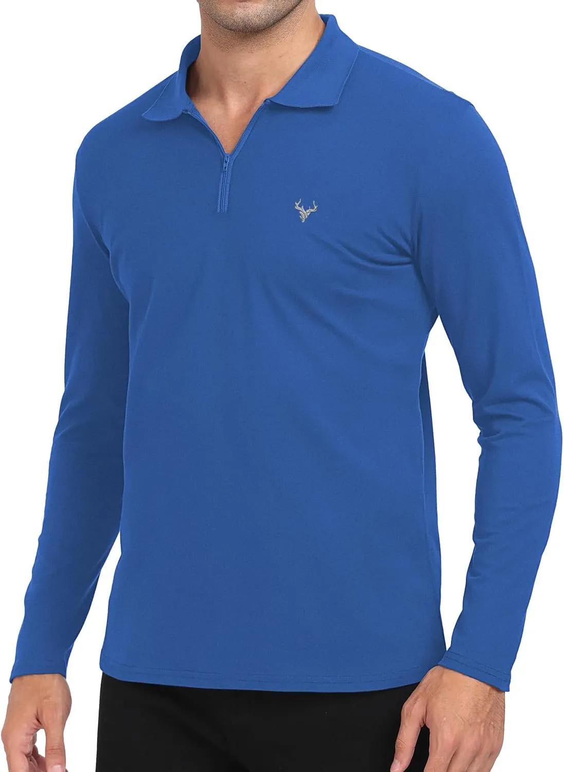 KUYIGO Men's Short&Long Sleeve Polo Shirts Casual Slim Fit Business Fashion Tops Golf Tennis T-Shirt