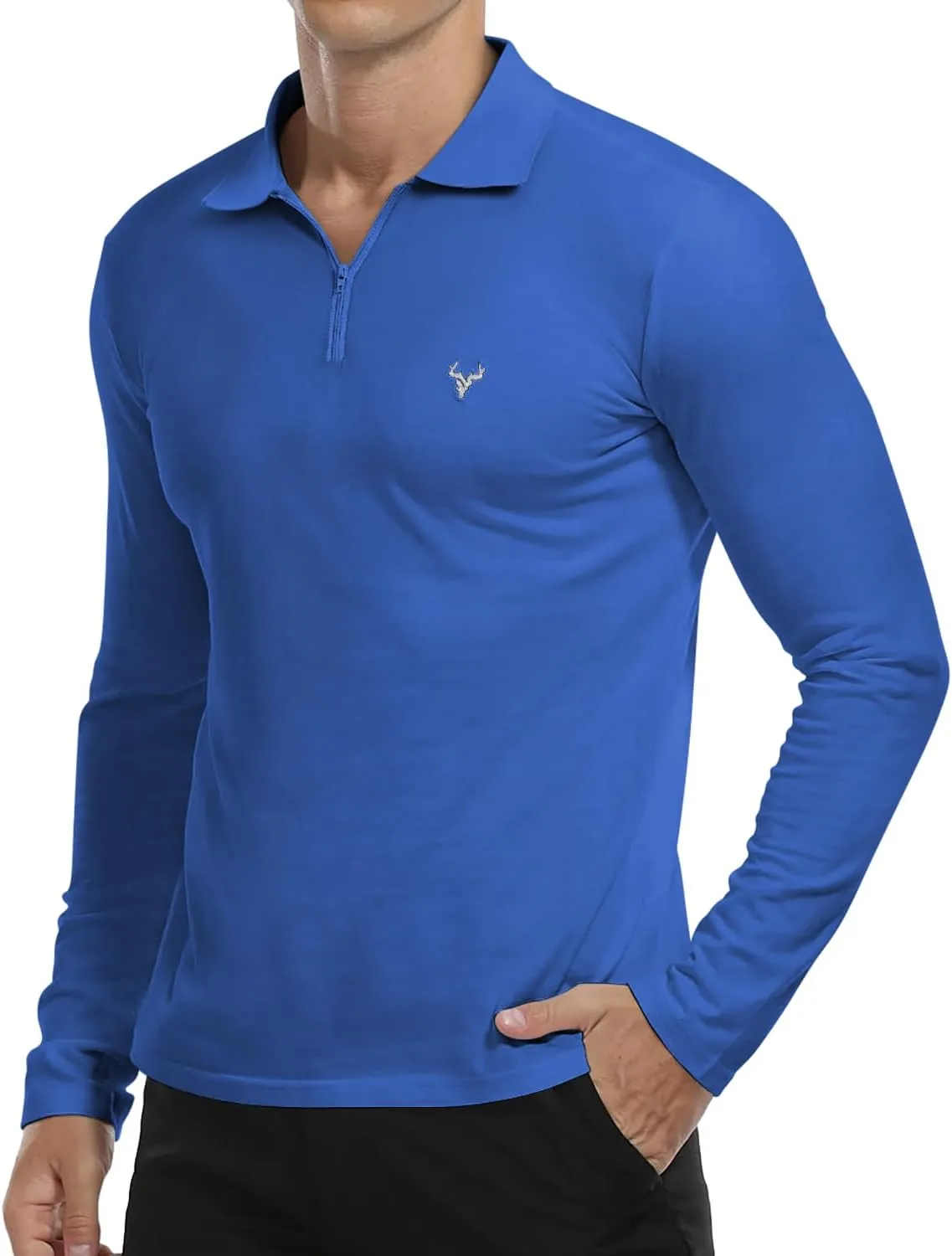 KUYIGO Men's Short&Long Sleeve Polo Shirts Casual Slim Fit Business Fashion Tops Golf Tennis T-Shirt