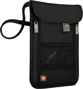 Lewis N. Clark RFID Blocking Stash Neck Wallet, Travel Pouch   Passport Holder for Women & Men, Black, One Size