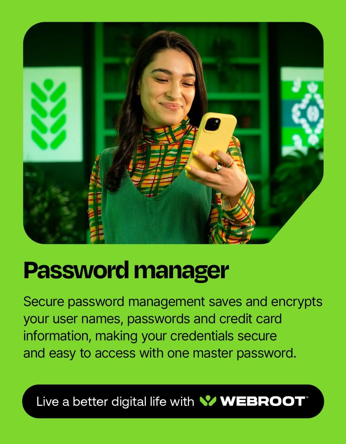Webroot Internet Security Complete | Antivirus Software 2025 | 5 Device | 2 Year Download for PC/Mac/Chromebook/Android/IOS   Password Manager, Performance Optimizer