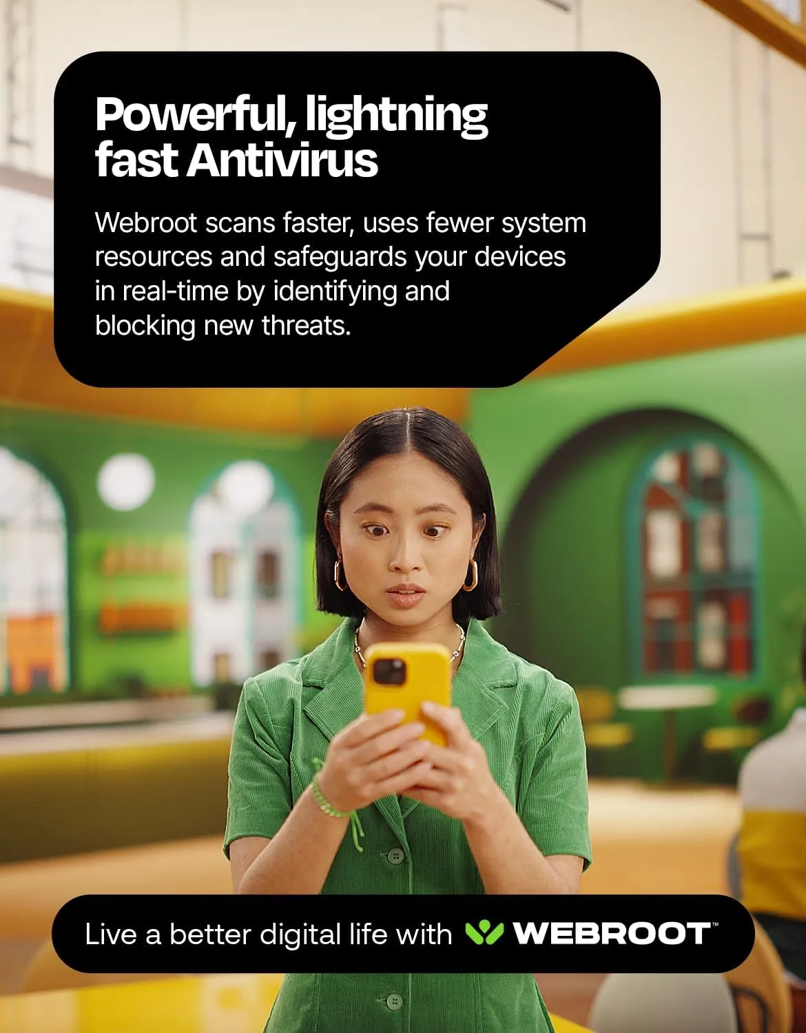 Webroot Internet Security Complete | Antivirus Software 2025 | 5 Device | 2 Year Download for PC/Mac/Chromebook/Android/IOS   Password Manager, Performance Optimizer