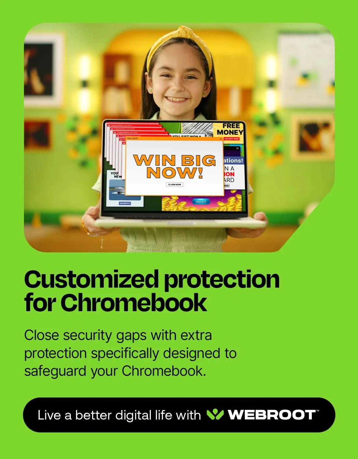 Webroot Internet Security Complete | Antivirus Software 2025 | 5 Device | 2 Year Download for PC/Mac/Chromebook/Android/IOS   Password Manager, Performance Optimizer