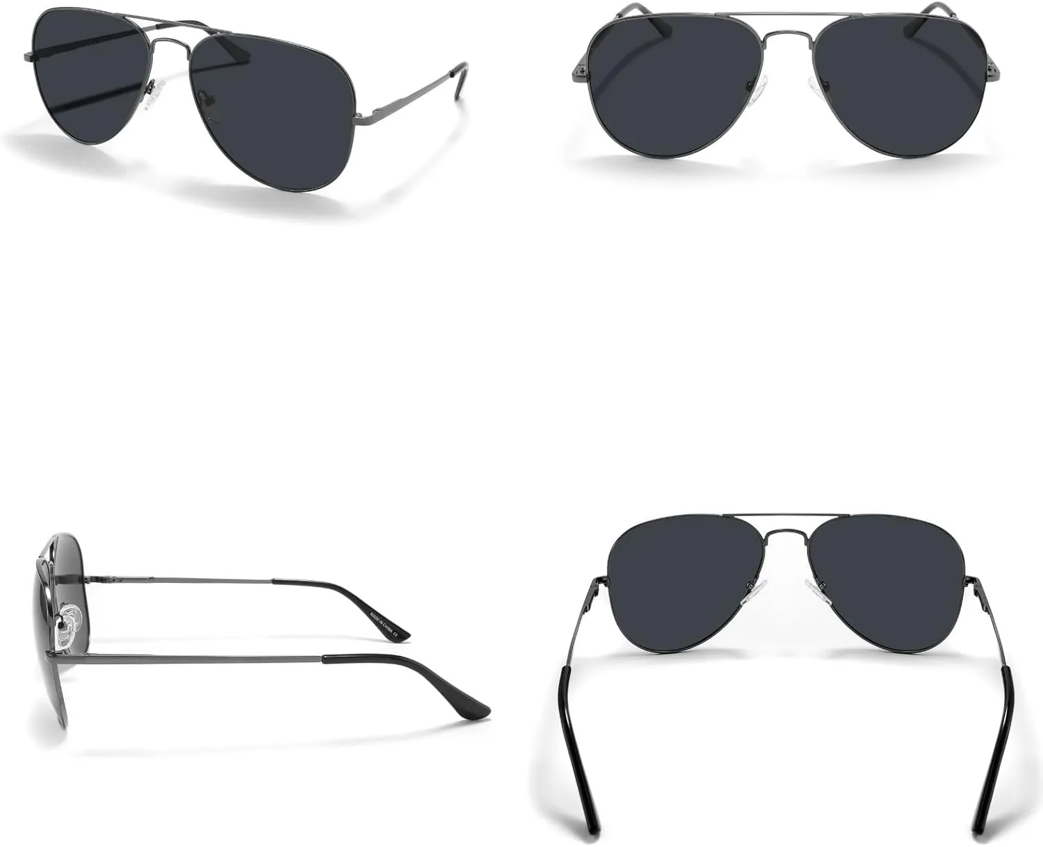 XXL Size Extra Large Classic Polarized Aviator Sunglasses 150MM for Big Wide Head Men Ultralight UV400 Glasses
